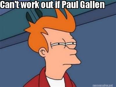 Meme Maker Can T Work Out If Paul Gallen Meme Generator