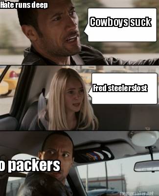 hater of packers - quickmeme