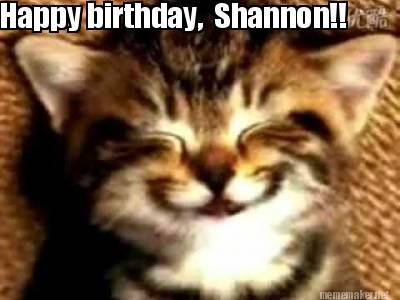 happy birthday shannon funny