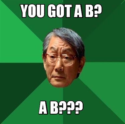 Meme Maker - You Got A B? A B??? Meme Generator!