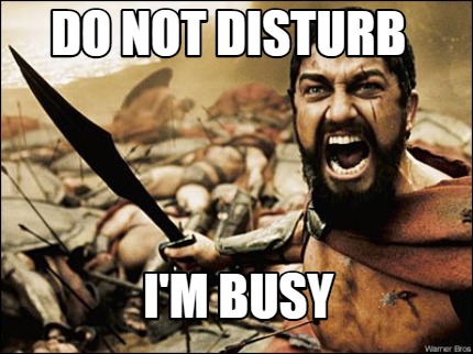 It s me to the busy