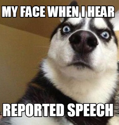 reported speech meme