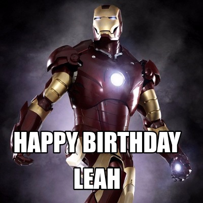 Iron Man Birthday Meme