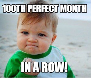 Meme Maker - 100th perfect month in a row! Meme Generator!