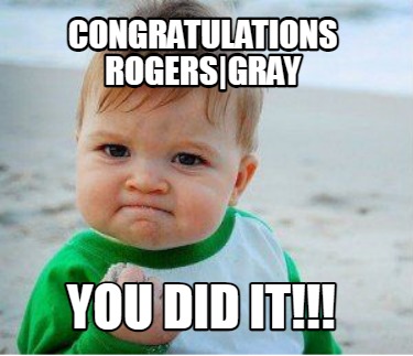 Meme Maker - Congratulations Rogers