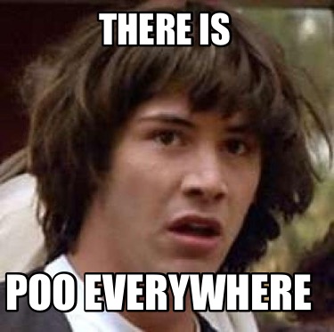 Meme Maker - There is Poo everywhere Meme Generator!