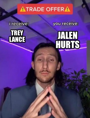 Meme Maker - Trey Lance Jalen Hurts Meme Generator!