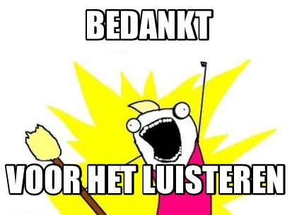 Meme Maker Bedankt Voor Het Luisteren Meme Generator