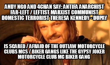 Meme Maker - Andy Ngo and 4Chan Say: Antifa Anarchist Far-Left ...